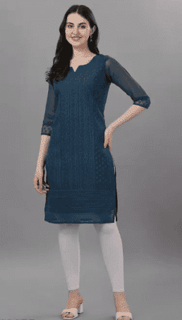 chikankari kurti under 300