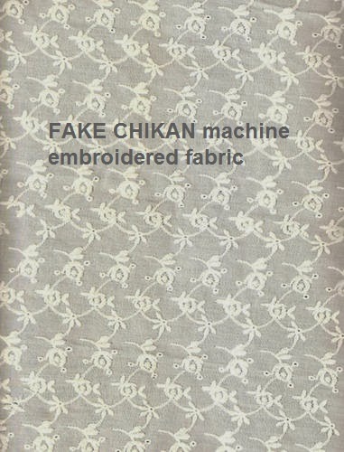 fake chikankari